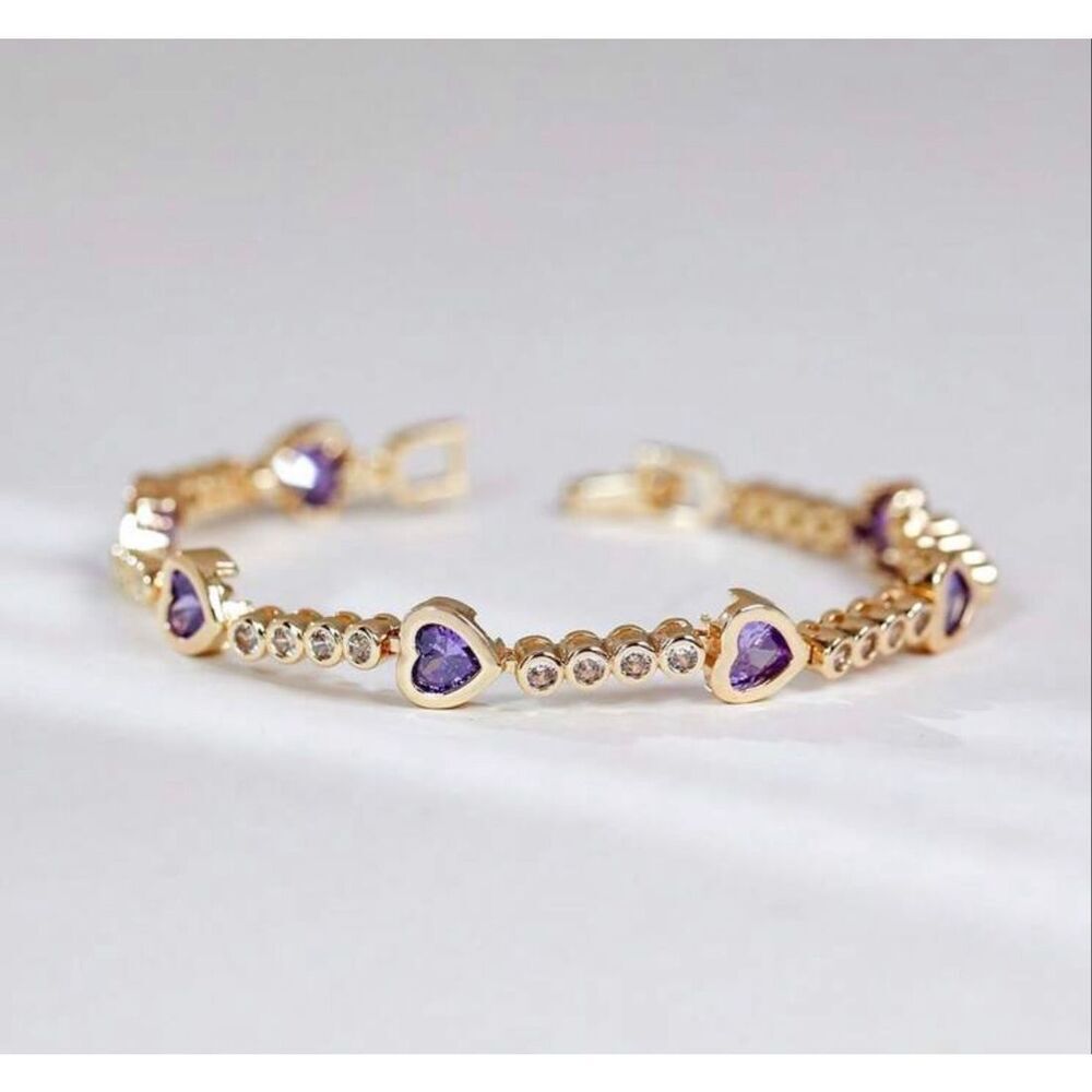 Purple Heart Bracelet